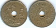 Бельгия 5 сантимов 1913 Belgique