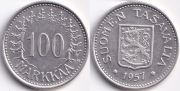 Финляндия 100 Марок 1957