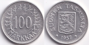 Финляндия 100 Марок 1957