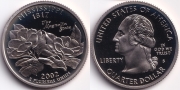 США 25 центов 2002 Миссисипи S ПРУФ