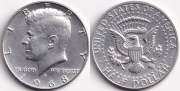 США 50 центов 1968 D