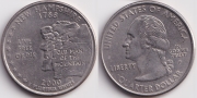 США 25 центов 2000 Р Нью-Гэмпшир